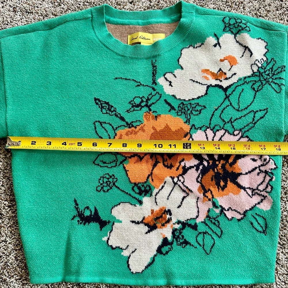 Maeve Floral Knit Sweater - Picture 6 of 8